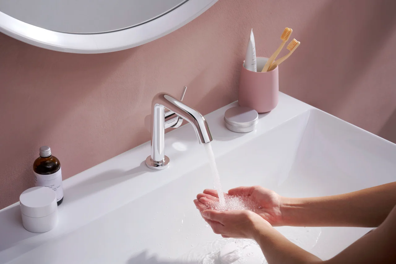Hansgrohe Xelu Q Waschtisch, weiß, 800x480 mm, wandhängend, mit Hahnloch, ohne Überlauf, SmartClean Glasur Hansgrohe Xelu Q Waschtisch, weiß, 800x480 mm, wandhängend, mit Hahnloch, ohne Überlauf, SmartClean Glasur