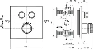 Armaturen-Paket 03 Ceratherm Navigo Chrom