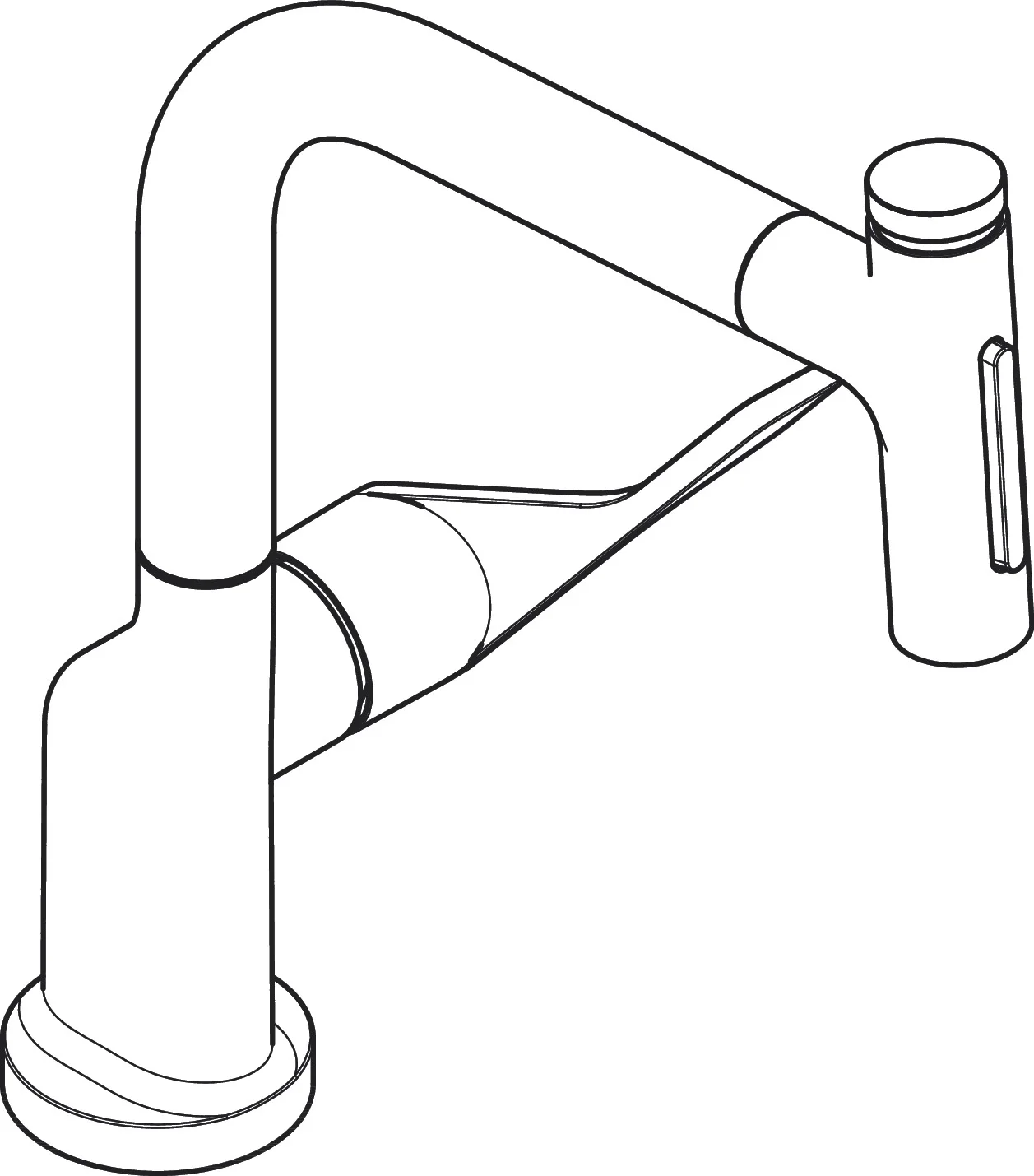 Hansgrohe AXOR Citterio Einhebel-Küchenmischer Select 230 2jet mit Ausziehbrause und sBox, Chrom