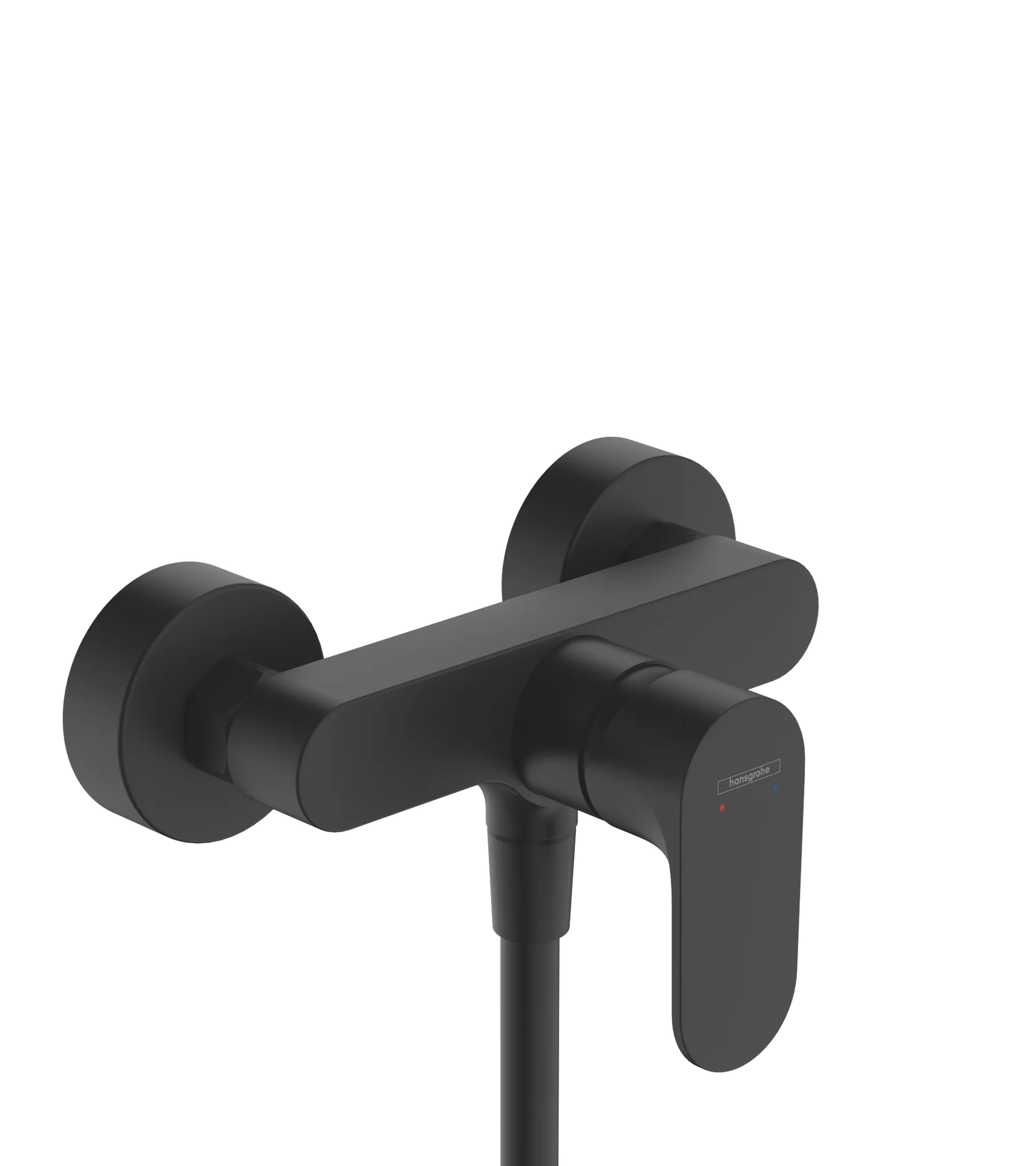 Hansgrohe Rebris S Einhebel-Brausemischer Aufputz, Mattschwarz Hansgrohe Rebris S Einhebel-Brausemischer Aufputz, Mattschwarz