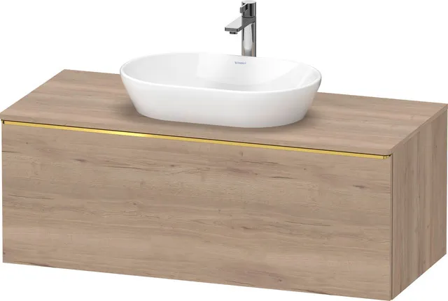 Duravit Waschtischunterschrank wandhängend „D-Neo“ 120 × 45,9 × 55 cm in Eiche Marmoriert