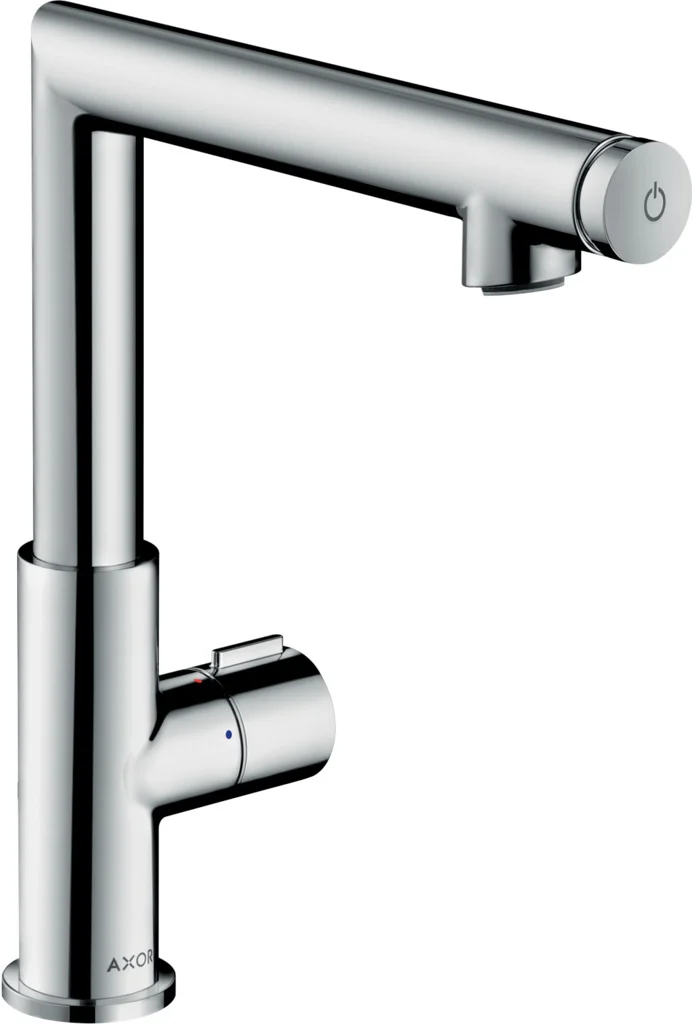 Hansgrohe AXOR Uno Select Waschtischmischer 45016XXX, Chrom, Ausladung 160 mm, Auslaufhöhe 219 mm, Zylindergriff, Schwenkbereich 110°, Normalstrahl, max. Durchflussmenge 5 l/min