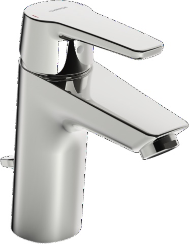 Einhand-Waschtischarmatur „Polo“ Ausladung 110 mm in Chrom Einhand-Waschtischarmatur „Polo“ Ausladung 110 mm in Chrom