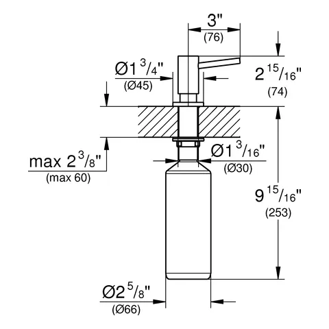 Spülmittelspender Cosmopolitan 40535