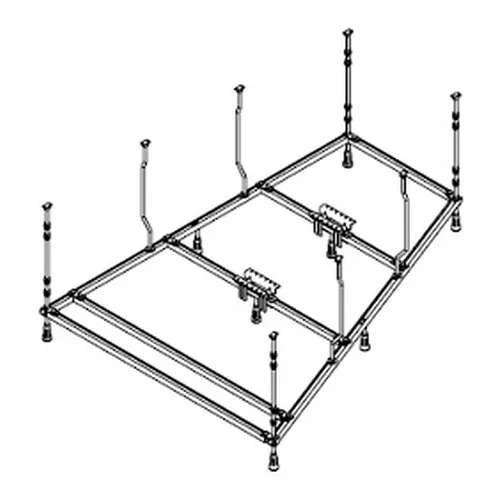 Hoesch Untergestell für Badewanne 148,5 × 168,5 cm