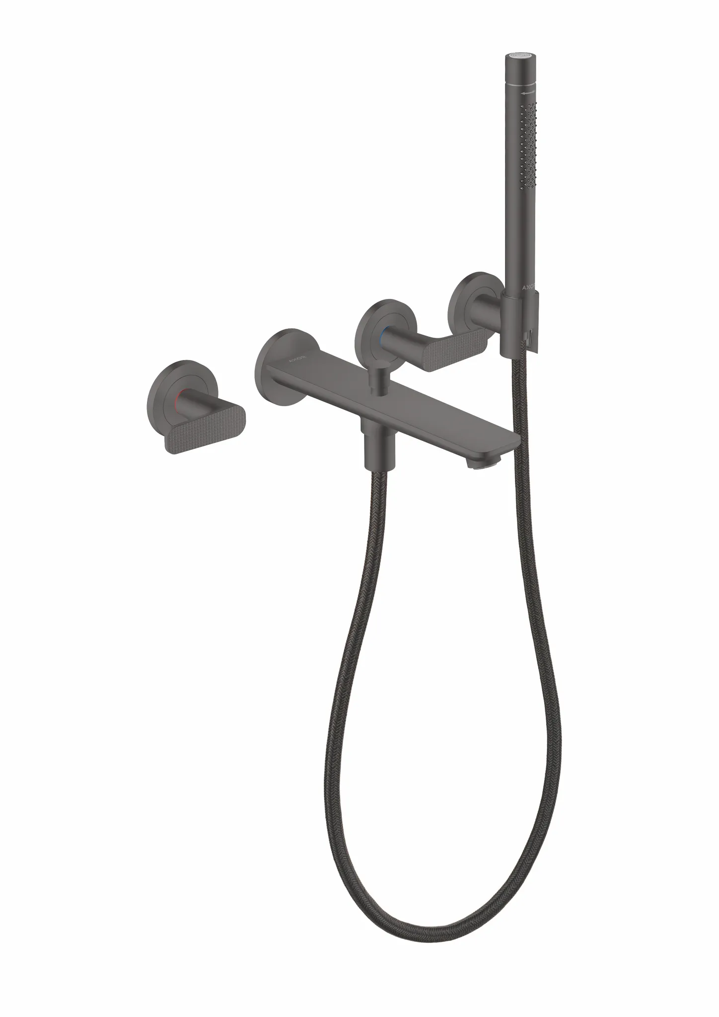 Hansgrohe Unterputz-Armatur „Axor Citterio C“ Ausladung 0 mm in Brushed Black Chrome Hansgrohe Unterputz-Armatur „Axor Citterio C“ Ausladung 0 mm in Brushed Black Chrome