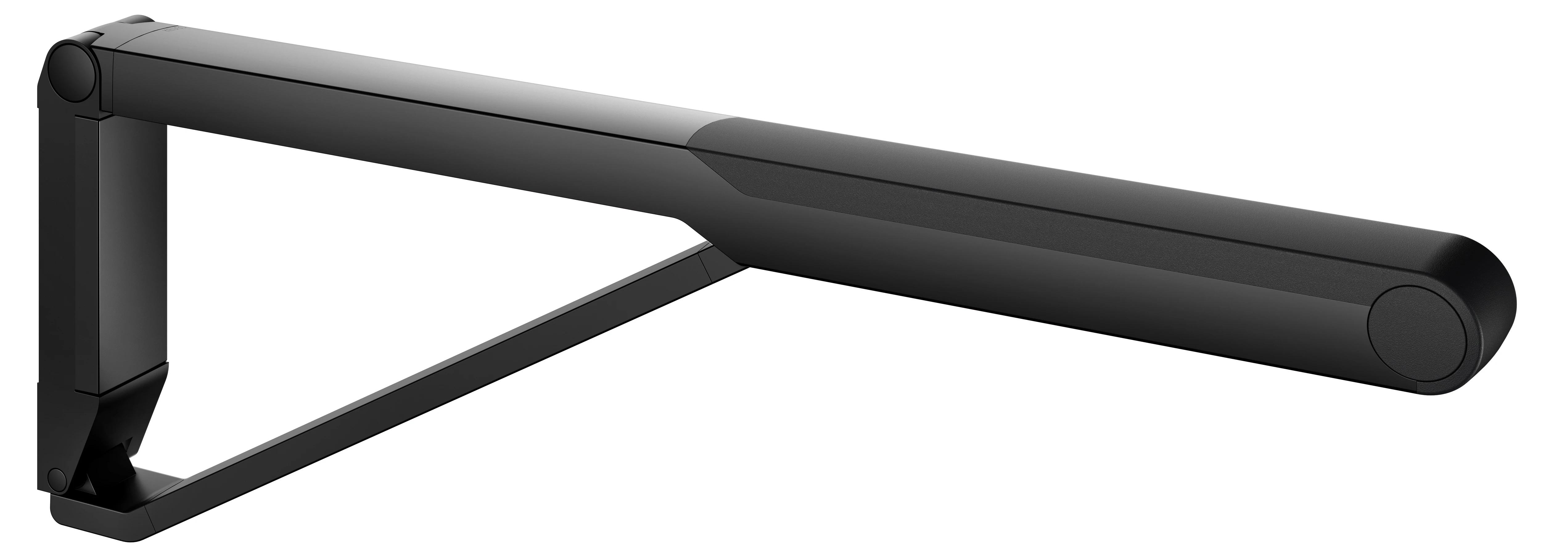 AXESS 35003370737 Stützklappgriff WC 700 mm schwarz matt/schwarz