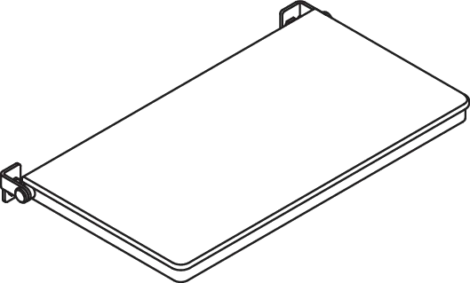 HEWI Duschklappsitz, rechteckig (USA), System 900, Edelstahl, 26 inch x 15 ¾ inch HEWI Duschklappsitz, rechteckig (USA), System 900, Edelstahl, 26 inch x 15 ¾ inch