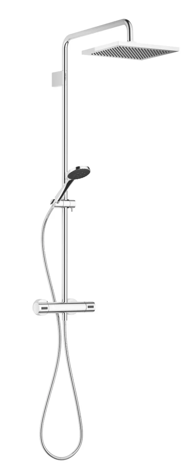 Shower Pipe mit Brause-Thermostat ohne Handbrause SERIENSPEZIFISCH Chrom 34459980