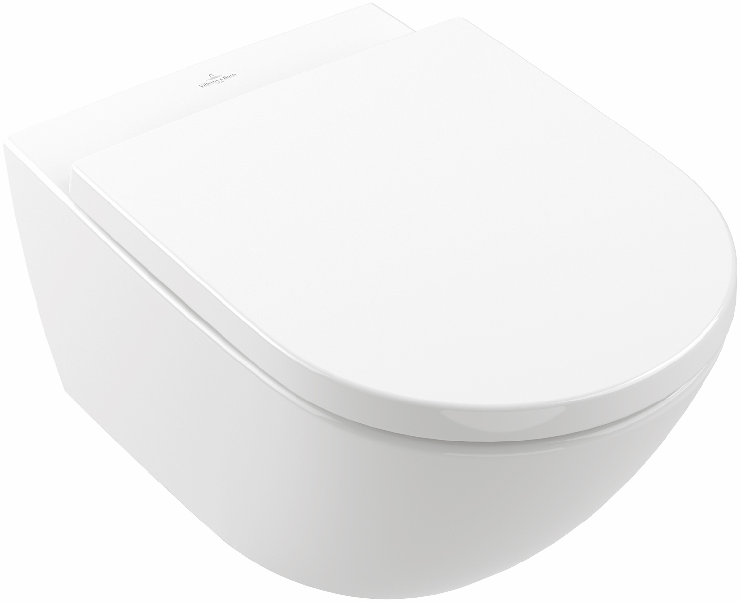 Wand-Tiefspül-WC „Subway 3.0“ 37 × 36 × 56 cm in Weiß Alpin mit CeramicPlus
