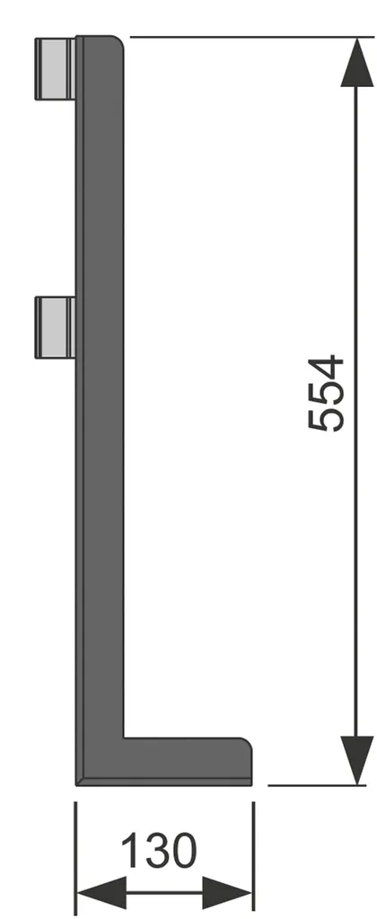 TECEprofil Stützfuß für freistehende Wände TECEprofil Stützfuß für freistehende Wände