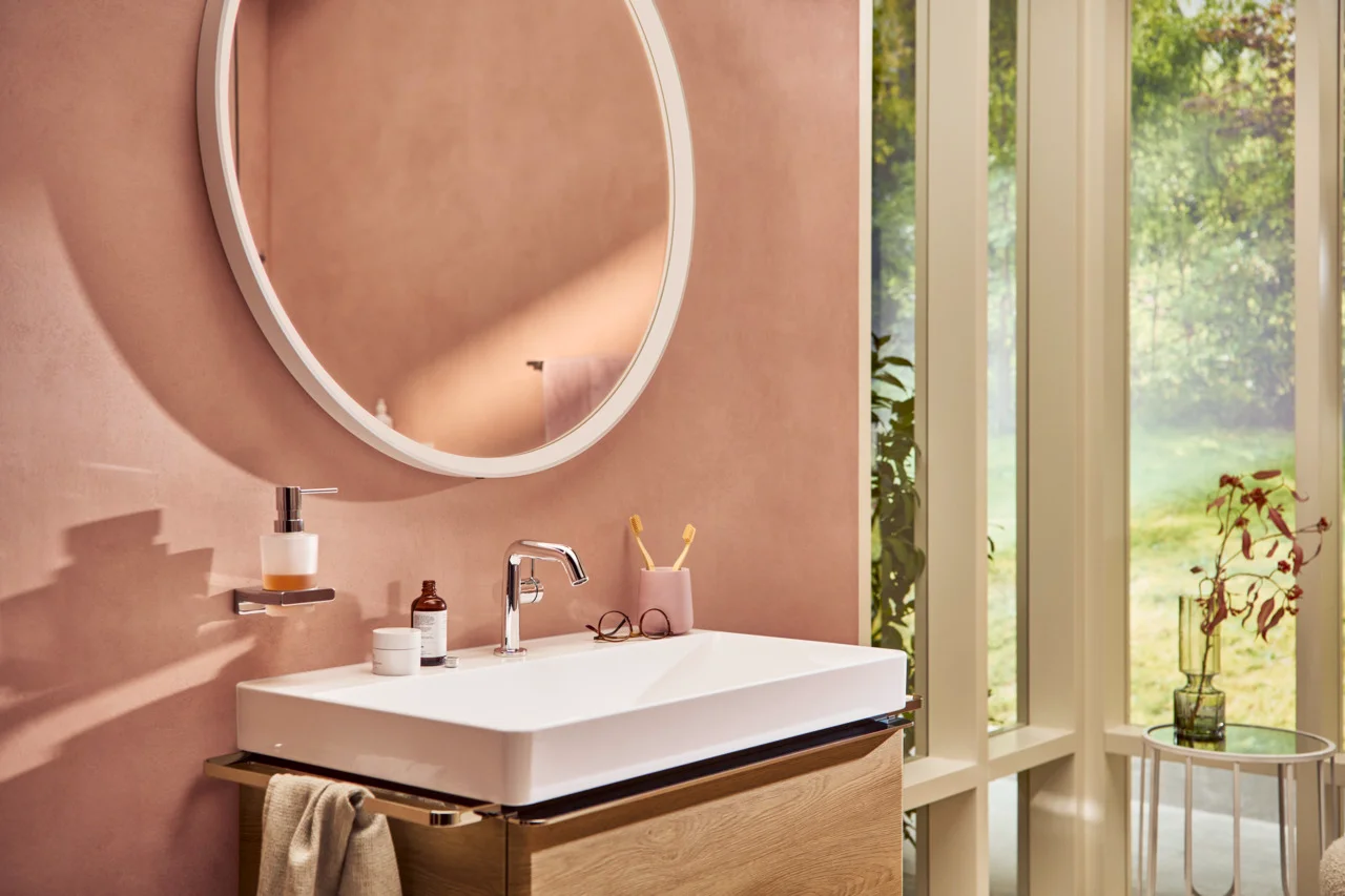 Hansgrohe Xelu Q Waschtisch, weiß, 800x480 mm, wandhängend, mit Hahnloch, ohne Überlauf, SmartClean Glasur