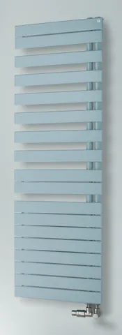 Zehnder Design-Heizkörper „Roda Spa Asym“ für Warmwasser-Zentralheizung mit 50 mm-Seitenanschluss 55 × 80,5 cm in Light Jeans Zehnder Design-Heizkörper „Roda Spa Asym“ für Warmwasser-Zentralheizung mit 50 mm-Seitenanschluss 55 × 80,5 cm in Light Jeans