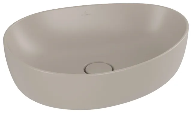 Villeroy & Boch Aufsatzwaschtisch „Antao“ 510 × 400 × 150 mm, ohne Hahnlochbohrung in Almond Villeroy & Boch Aufsatzwaschtisch „Antao“ 510 × 400 × 150 mm, ohne Hahnlochbohrung in Almond