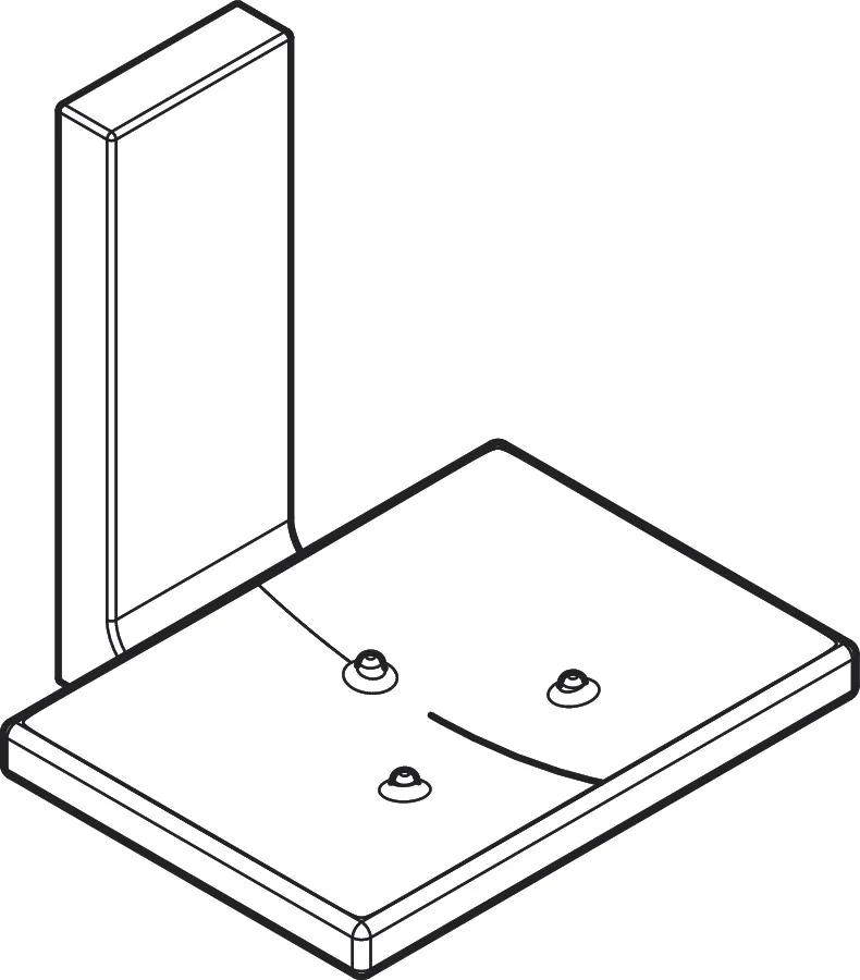 Hansgrohe AXOR Universal Rectangular Seifenschale in Chrom, Glasablage, Wandmontage mit verdeckter Befestigung, Bohrloch-Durchmesser 6 mm, Bohrabstand 35 mm