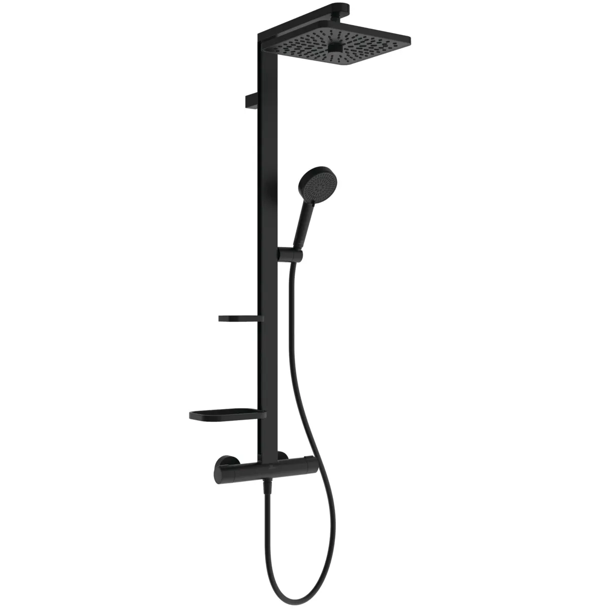 Ideal Standard Ceratherm Alu+ Duschsystem mit Thermostat Silk Black