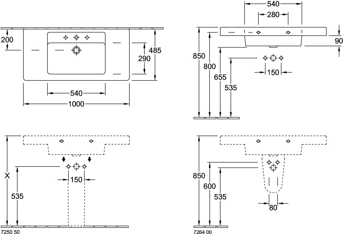 Halbsäule „Subway 2.0“ 18,5 × 30,6 × 28,2 cm Halbsäule „Subway 2.0“ 18,5 × 30,6 × 28,2 cm