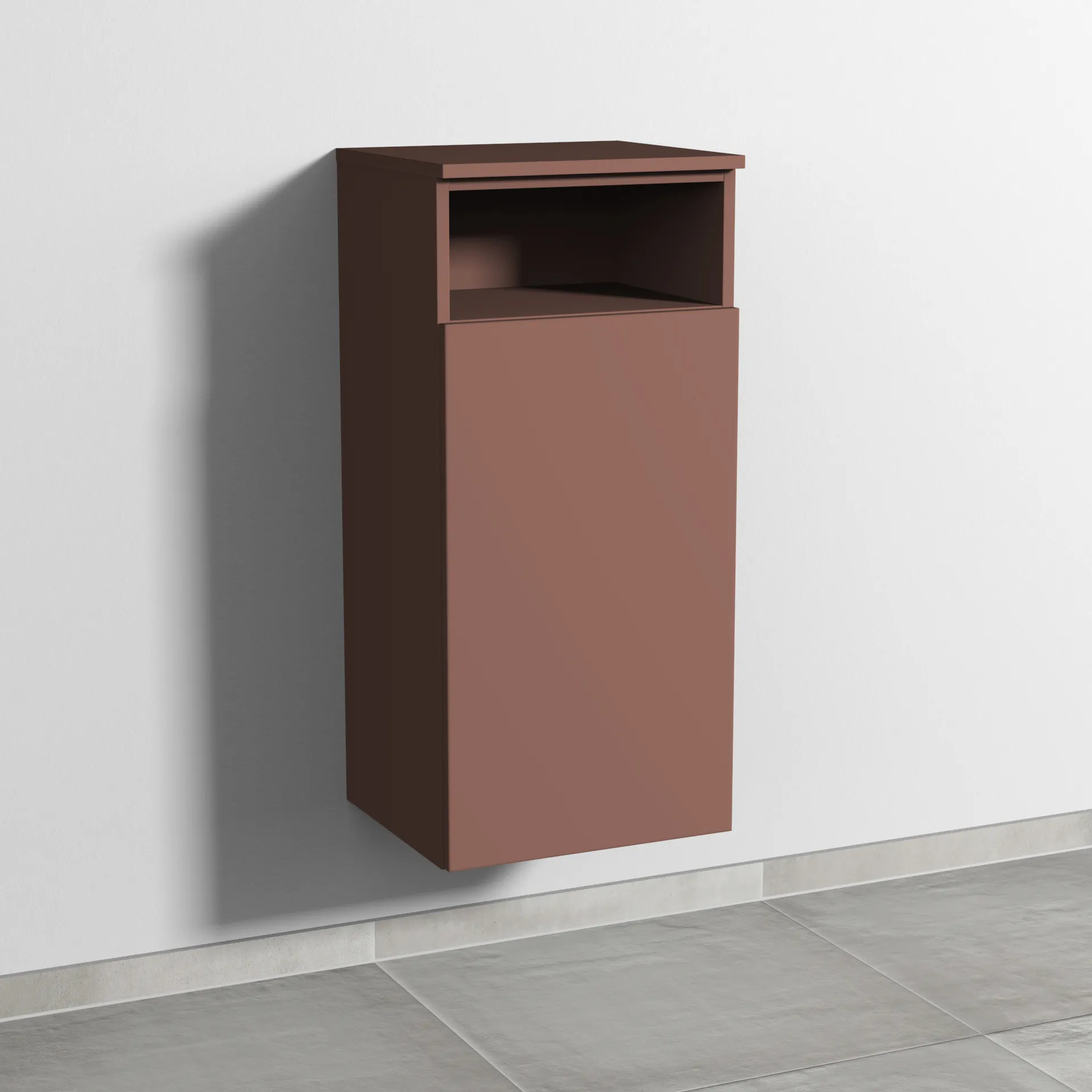 Sanipa Mittelschrank „3way“ 400 × 850 × 345 mm Anschlag rechts, in Wine-Red, Anschlag rechts