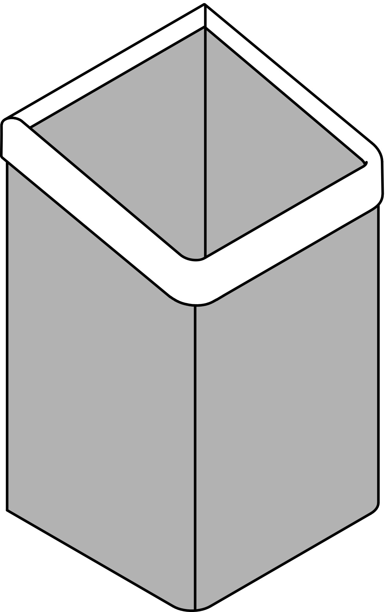HEWI Papierhandtuchkorb „Serie 477“ 30 cm