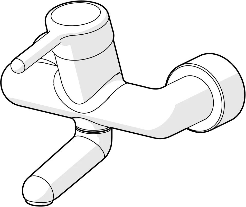 HansaMEDIPRO Einhebelmischer Waschtischbatterie HansaMEDIPRO 0253 Ausladung 171 mm DN15 Chrom HansaMEDIPRO Einhebelmischer Waschtischbatterie HansaMEDIPRO 0253 Ausladung 171 mm DN15 Chrom