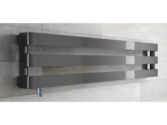 BEMM Design-Heizkörper „Step H“ 180 × 31 cm in Weiß (RAL 9016)