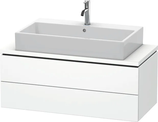 Duravit Waschtischunterschrank wandhängend „L-Cube“ 102 × 40 × 47,7 cm Weiß Matt