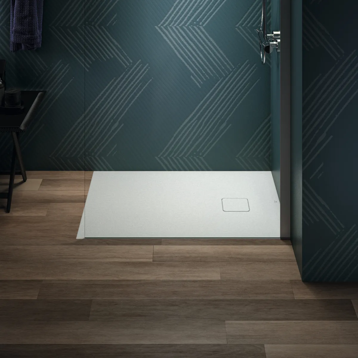 Ideal Standard Rechteck-Brausewanne Ultra Flat Evo, Seidenweiß, 1000x700x35 mm, bodengleicher Einbau möglich Ideal Standard Rechteck-Brausewanne Ultra Flat Evo, Seidenweiß, 1000x700x35 mm, bodengleicher Einbau möglich