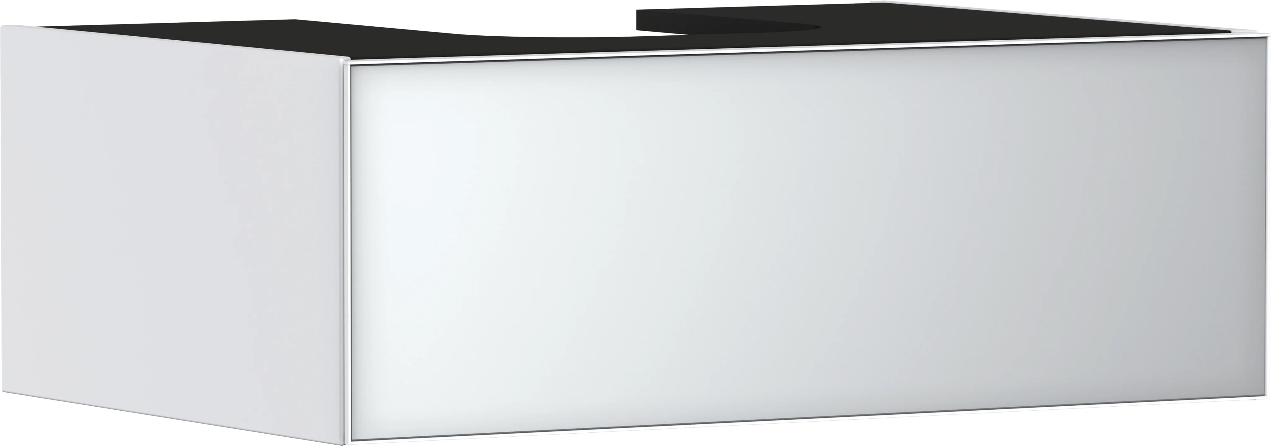 Hansgrohe Xevolos E Waschtischunterschrank Mattweiß 780x550 mm mit 1 Schubkasten, griff- und griffstangenlos, PushOpen, SoftClose, Wandmontage Hansgrohe Xevolos E Waschtischunterschrank Mattweiß 780x550 mm mit 1 Schubkasten, griff- und griffstangenlos, PushOpen, SoftClose, Wandmontage