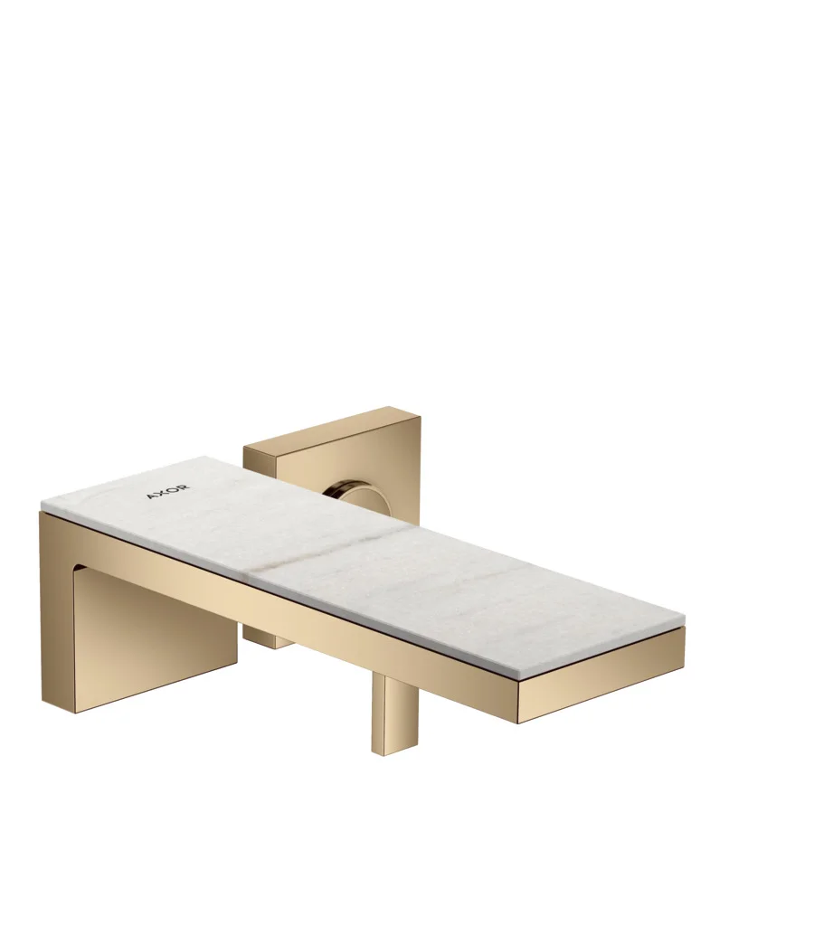 Hansgrohe AXOR MyEdition Platte 245 mm Marmor Lasa Covelano Vena Oro abnehmbar