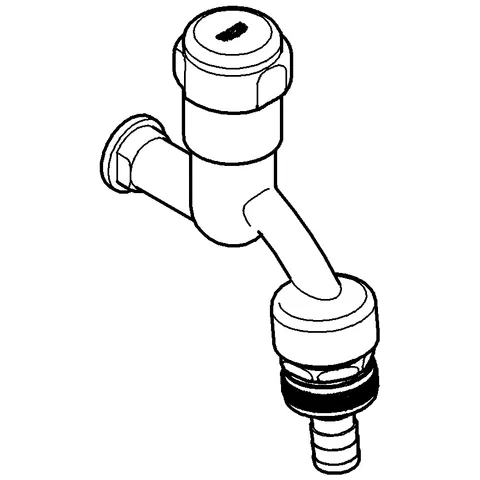 Grohe Eggemann Armaturenkombination 41154, DN 15, Wandmontage, 90 mm Ausladung, HD Sicherungseinrichtung, ½ Fettkammer-Oberteil, chrom Grohe Eggemann Armaturenkombination 41154, DN 15, Wandmontage, 90 mm Ausladung, HD Sicherungseinrichtung, ½ Fettkammer-Oberteil, chrom
