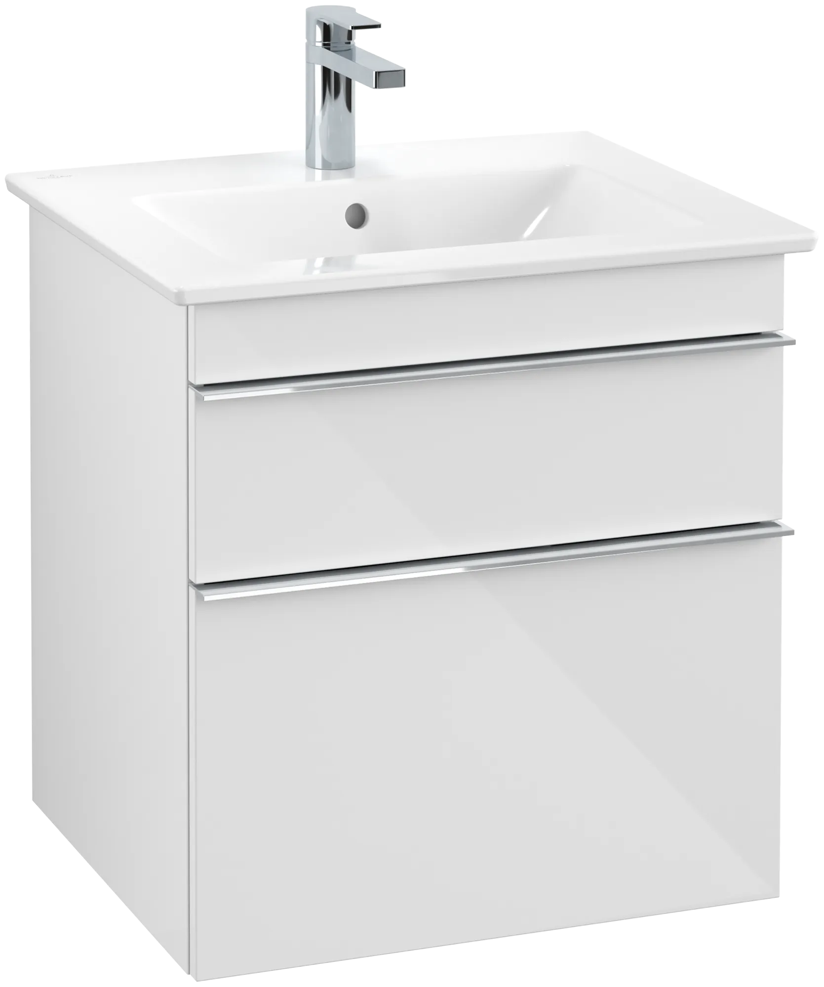 Villeroy & Boch Waschtischunterschrank „Venticello“ für Schrankwaschtisch 553 × 590 × 502 mm Glossy White, für Becken mittig