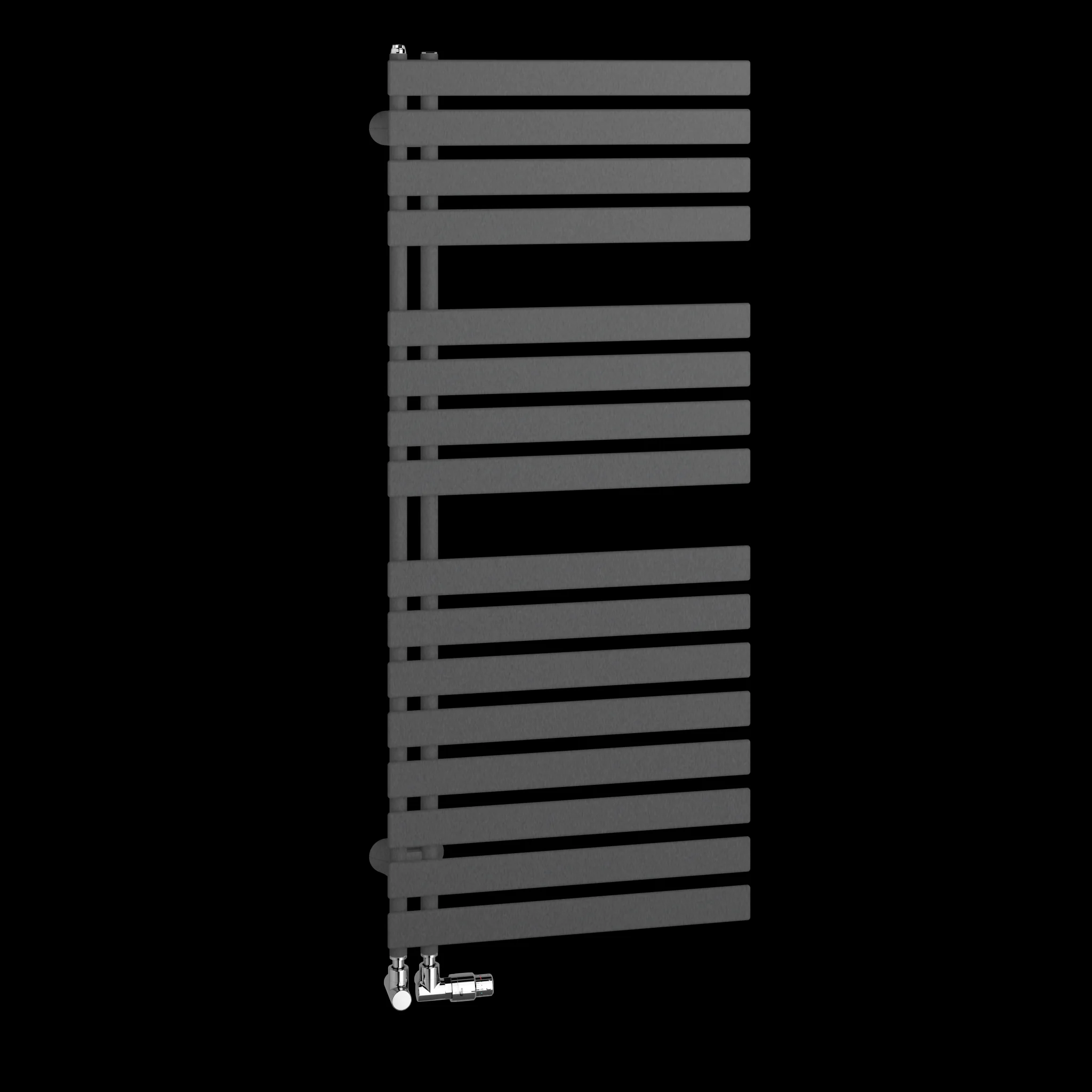 Kermi Design-Heizkörper „Credo® Half® flat“ 60 × 180 cm in Graphit Metallic