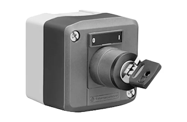 Schlüsselschalter thermische Desinfektion, Aufputzschlüsselschalter 240V / 3 A, IP65 Schlüsselschalter thermische Desinfektion, Aufputzschlüsselschalter 240V / 3 A, IP65