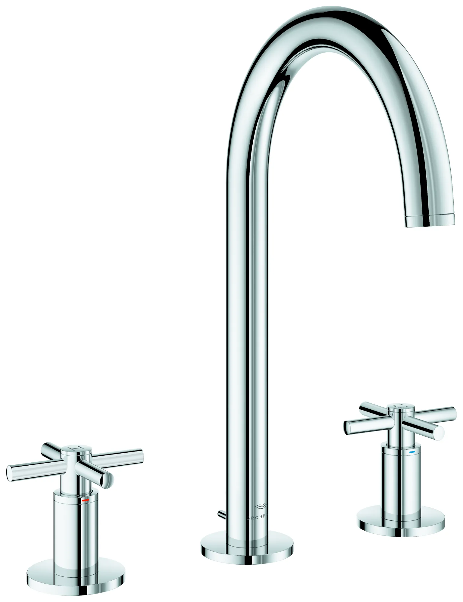 Grohe Atrio 3-Loch Waschtischbatterie, ½ L-Size, chrom Grohe Atrio 3-Loch Waschtischbatterie, ½ L-Size, chrom