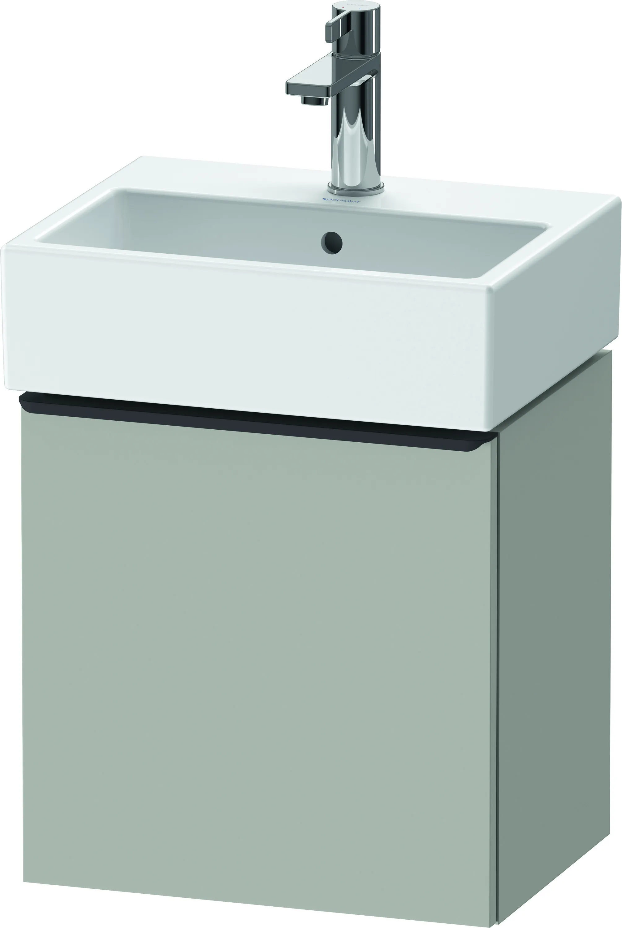 Duravit Waschtischunterschrank wandhängend „D-Neo“ 43,4 × 44 × 32,2 cm Betongrau Matt