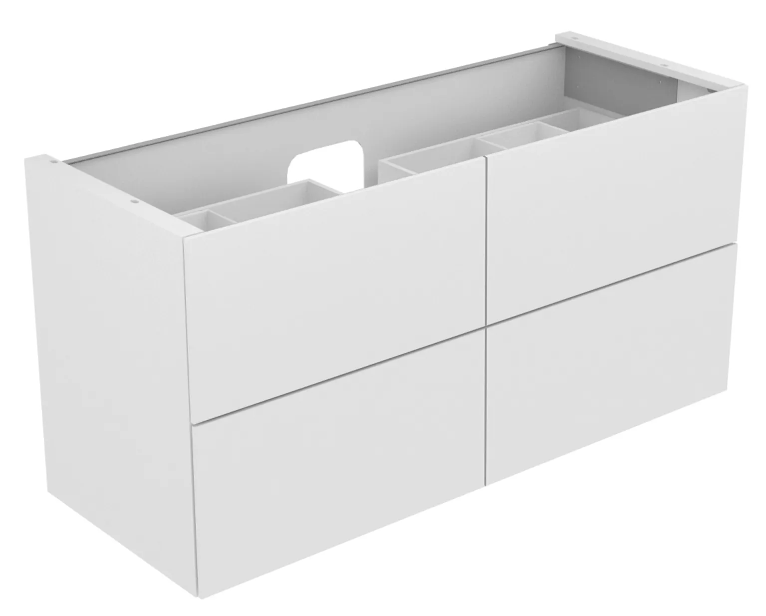 KEUCO Waschtischunterschrank EDITION 11, 4 Auszüge, trüffel/trüffel, 1400 x 700 x 535 mm