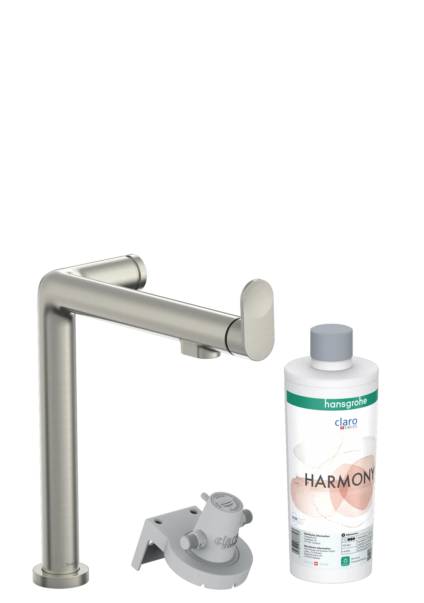Hansgrohe Aqittura M91 Mischer M9 FilterSystem 240, 1jet, Starter Set, Edelstahl Finish Hansgrohe Aqittura M91 Mischer M9 FilterSystem 240, 1jet, Starter Set, Edelstahl Finish