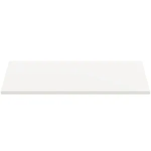 Waschtischplatte i.life B ohne Ausschnitt 802x506x18mm Weiß matt Waschtischplatte i.life B ohne Ausschnitt 802x506x18mm Weiß matt