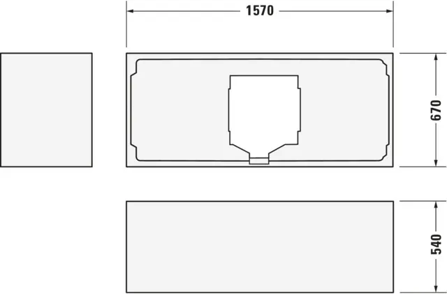 Duravit Badewanne „Happy D.2“ rechteck 160 × 70 cm