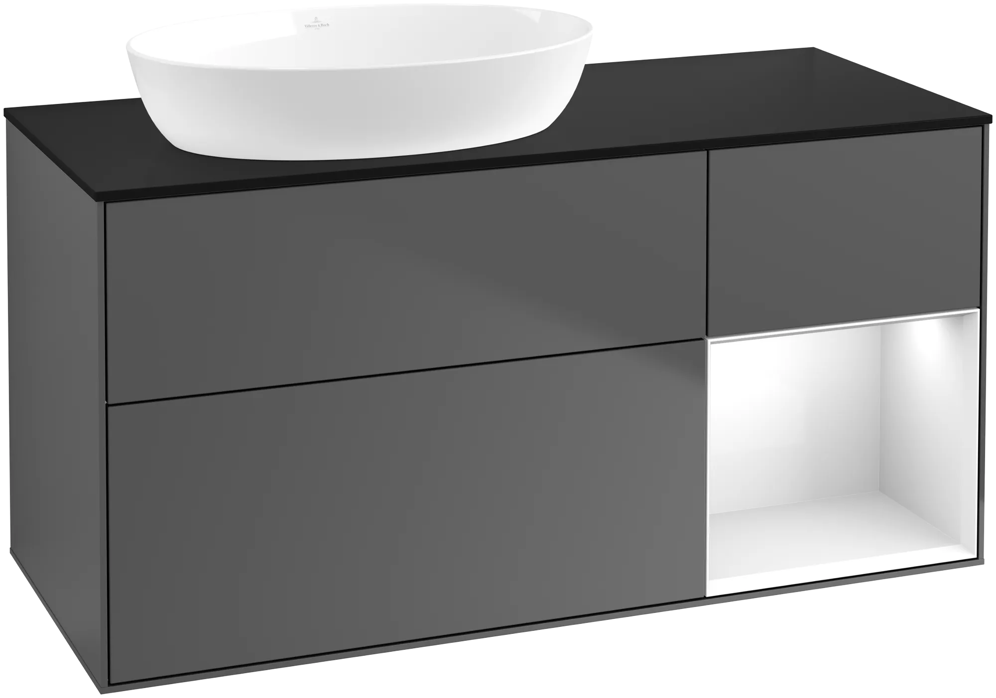 Villeroy & Boch Finion Waschbeckenunterschrank FA5 1200x603x501mm anthrazit