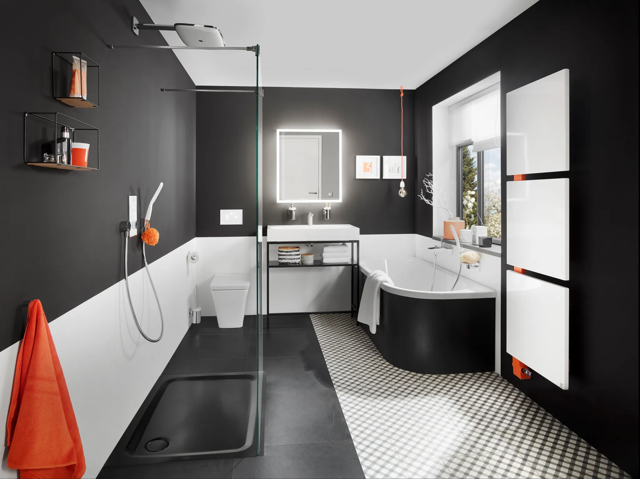 Kaldewei Badewanne „Centro Duo 1“ eck, asymmetrisch rechteck 180 × 80 cm, rechts mit Überlaufbohrung, in alpinweiß Kaldewei Badewanne „Centro Duo 1“ eck, asymmetrisch rechteck 180 × 80 cm, rechts mit Überlaufbohrung, in alpinweiß