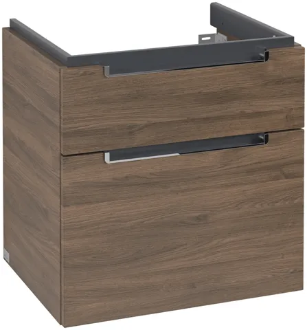 Villeroy & Boch Waschtischunterschrank „Subway 2.0“ 587 × 590 × 454 mm Arizona Oak, für Becken mittig, ohne Beleuchtung