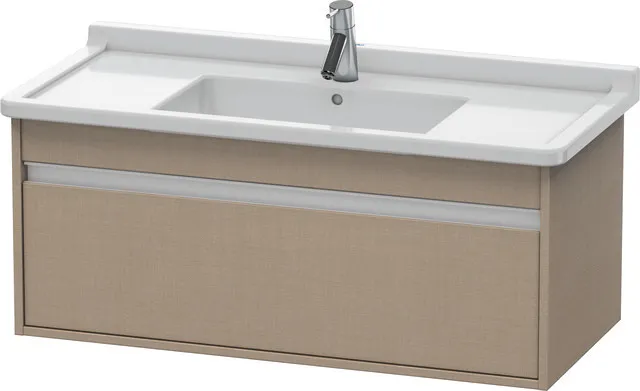 Duravit Waschtischunterschrank wandhängend „Ketho“ 100 × 41 × 45,5 cm Leinen Duravit Waschtischunterschrank wandhängend „Ketho“ 100 × 41 × 45,5 cm Leinen