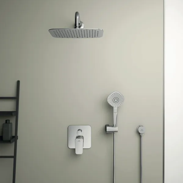 Kopfbrause Idealrain Luxe, 300x200mm, Edelstahl poliert Kopfbrause Idealrain Luxe, 300x200mm, Edelstahl poliert