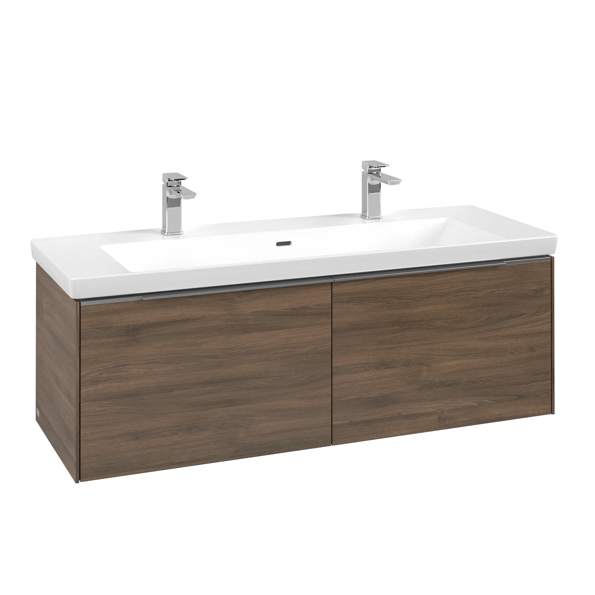 Villeroy & Boch Waschbeckenunterschrank Subway 3.0 Arizona Oak, 1272x429x462 mm, mit Beleuchtung und SoftClosing Villeroy & Boch Waschbeckenunterschrank Subway 3.0 Arizona Oak, 1272x429x462 mm, mit Beleuchtung und SoftClosing