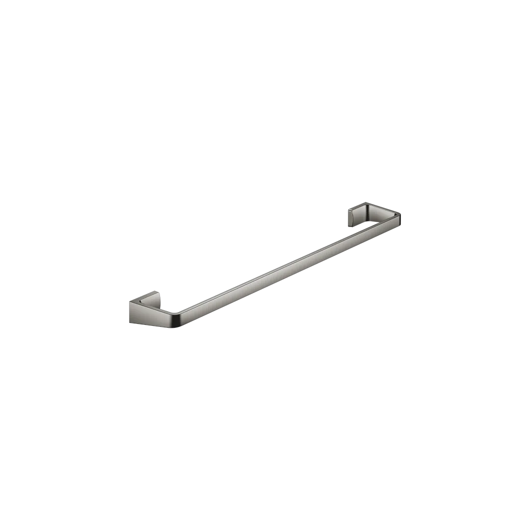 Dornbracht Badetuchhalter SERIENSPEZIFISCH Dark Chrome, 558 x 600 mm, Höhe 33 mm, Ausladung 90 mm, passt zu ELIO, ENO, LOT, MEM und TARA ULTRA