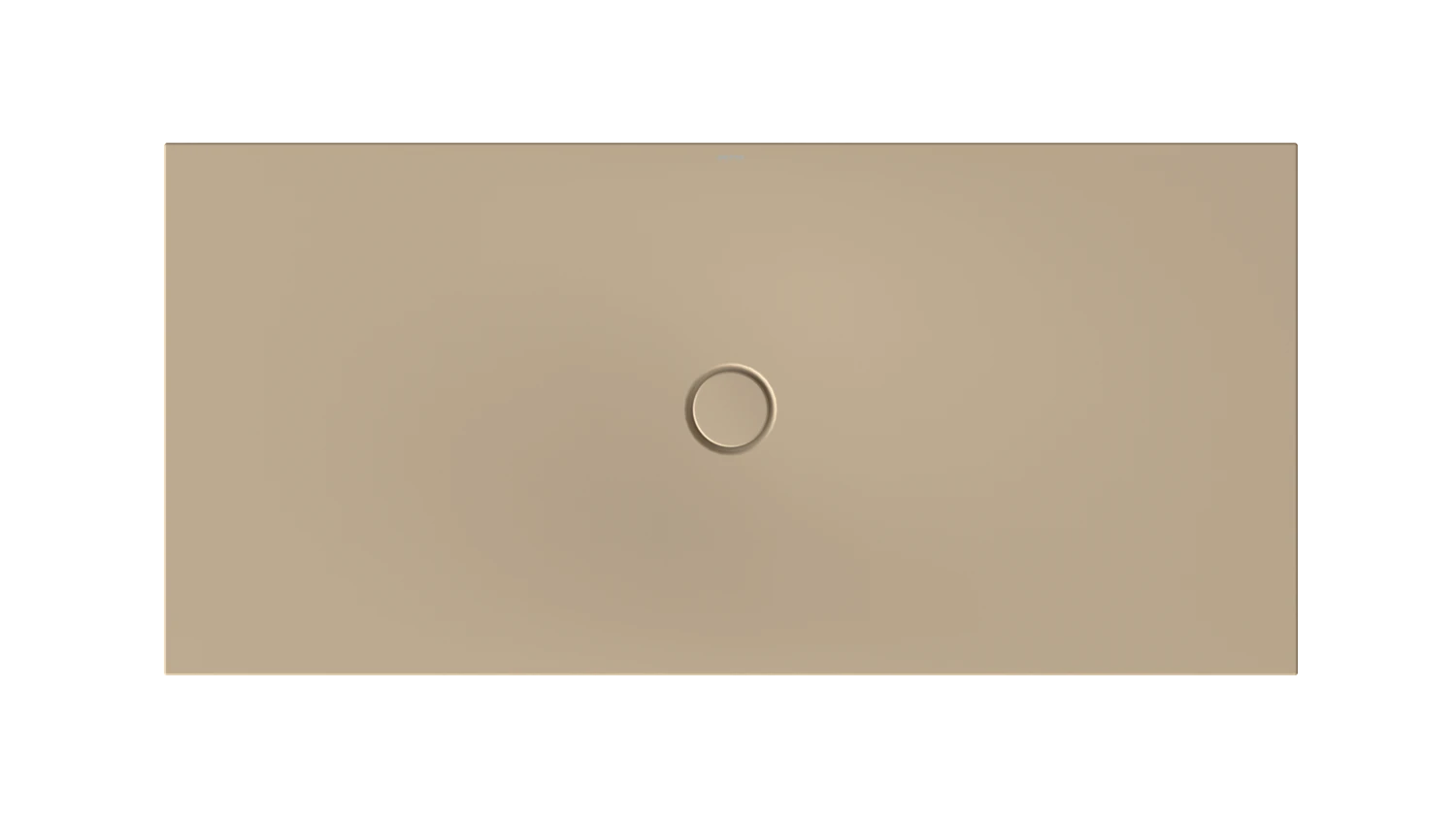 Bette rechteck Duschwanne „BetteFloor“ 1700 × 800 mm ohne Oberflächenbeschichtung, mit BetteGlasur Plus, ohne Wannenträger, in Greige