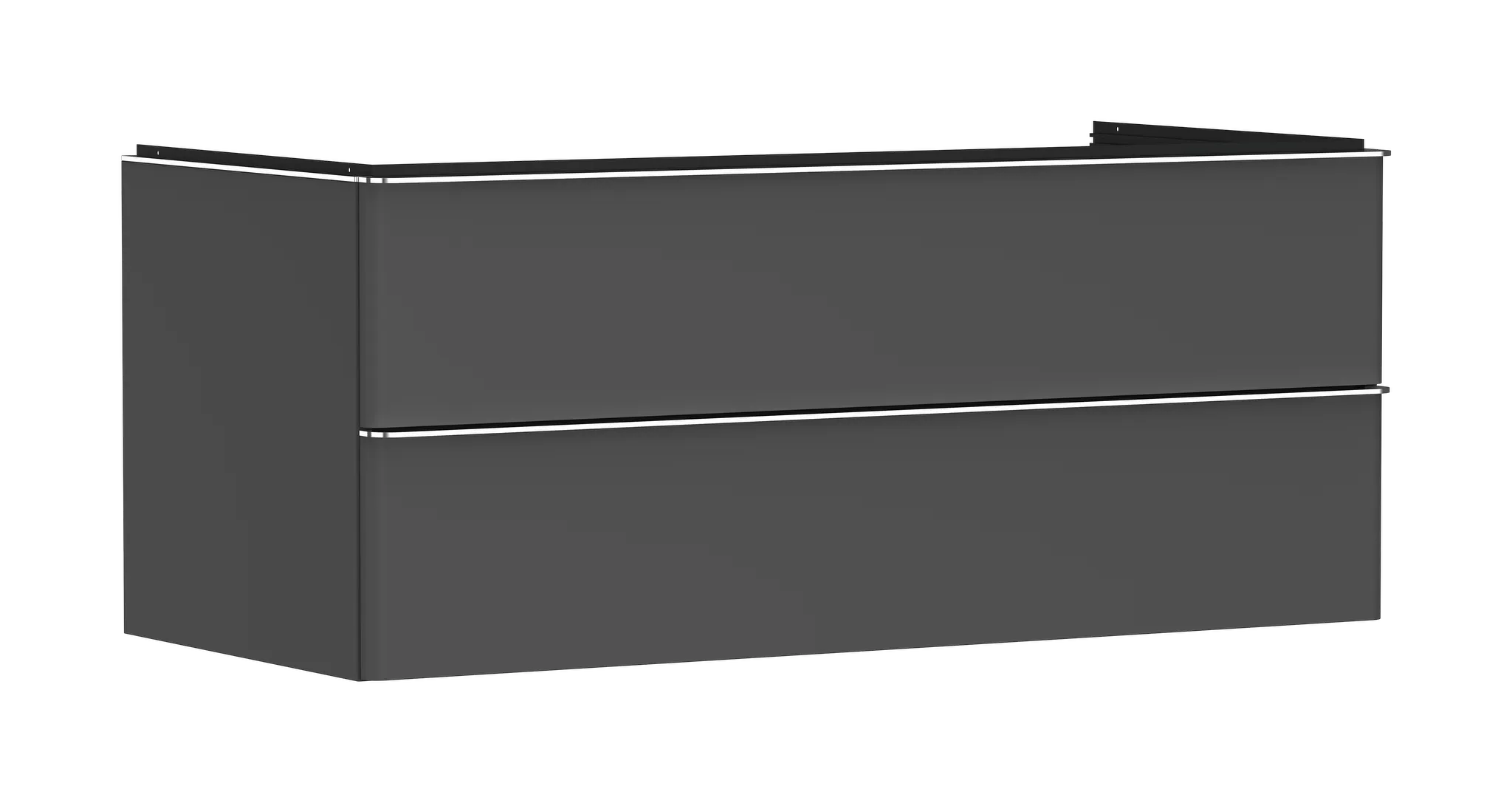 Hansgrohe Xelu Q Waschtischunterschrank Diamantgrau Matt 1180⁄550 mit 2 Schubkästen Hansgrohe Xelu Q Waschtischunterschrank Diamantgrau Matt 1180⁄550 mit 2 Schubkästen