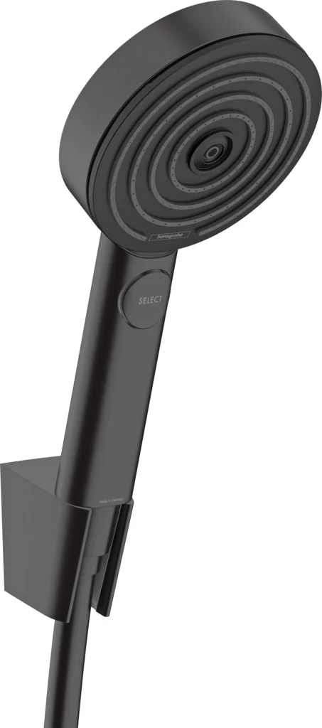 Hansgrohe Pulsify Select S Brausehalterset 105 3jet Relaxation EcoSmart mit Brauseschlauch 160 cm, Mattschwarz Hansgrohe Pulsify Select S Brausehalterset 105 3jet Relaxation EcoSmart mit Brauseschlauch 160 cm, Mattschwarz