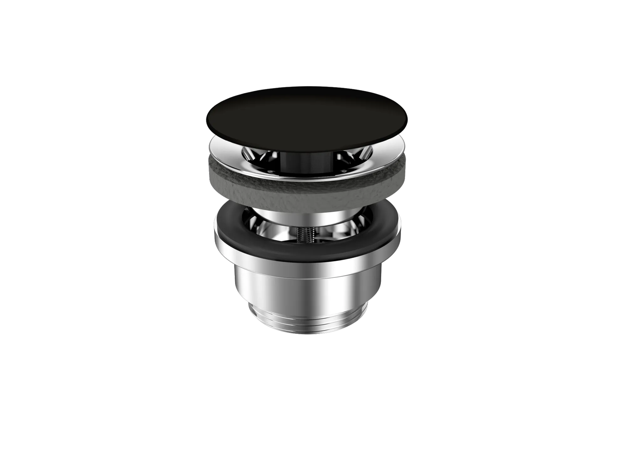 Mod. 3917, Permanentablaufventil, für Waschtische ohne Überlauf, runder Deckel, weiß Mod. 3917, Permanentablaufventil, für Waschtische ohne Überlauf, runder Deckel, weiß